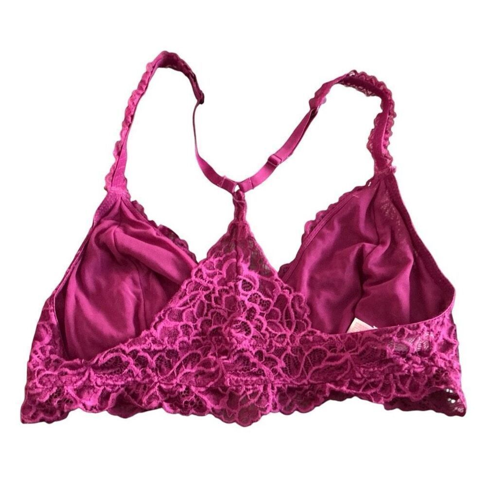 Xhilaration Burgundy Bralette XL - Picture 2 of 3